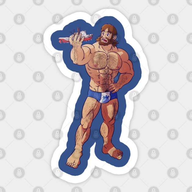 Paul Bunyan Sticker by leomon32